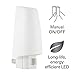 Lights by Night LED Night Light, Plug-in Manual On/Off Warm White, Sunrise Sunset Ideal Nightlight for Bedroom, Bathroom, Nursery, Hallway, Kitchen, 44941