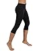 ODODOS Women's Mid Waisted Tummy Control Yoga Capris,19