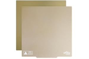 CHITU SYSTEMS Double Sided PEI Build Plate for Kobra 2 MAX 3D Printer, 430x430mm Texture PEI Build Plate +Smooth PEI Sheet 3D Printer Flexible Spring Steel Removable Platform