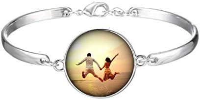 Xubu Bohemian Fashion Jewellery,Seaside Couple Bracelets,Personalized Picture Jewelry