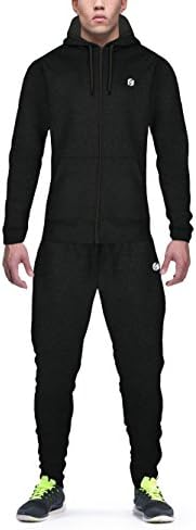 TR3NCH Men's Hoody/Fleece Tracksuit Set New Contrast Cord Fleece Hoodie Top Bottoms Jogging/Joggers Gym Sport Sweat Suit Pants Plus Size S M L XL XXL