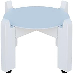 8" White Wood Counter Stand Display for Water Crock or Beverage Dispenser