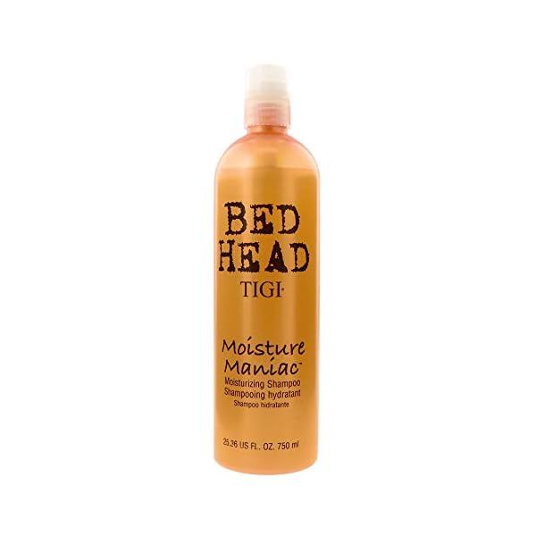 TIGI Bed Head Moisture Maniac Shampoo - For Lightweight Moisture, Replensishes Shine & Smoothness, Moisturizes Hair, For…