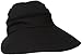 Physician Endorsed Women's Naples Cotton Packable Cap & Visor Sun Hat, Rated UPF 50+ for Max Sun Protection, Black, One Size