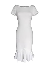 VFSHOW Vestido de cóctel para mujer, elegante, vintage, sirena