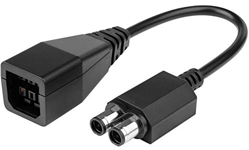 Compatible with Xbox 360 to Slim Power Adapter Cable (25cm) - Reuse Old Power Supply on 360 Slim Console