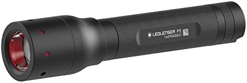 LED Lenser P5 Power LED Flashlight, Black