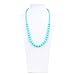 Bumkins Nixi Ciclo Silicone Teething Necklace, Turquoise