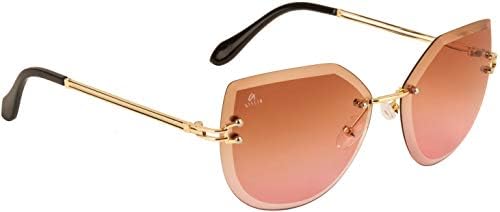 AISLIN® UV Protected Cat eye/Round Sunglasses For Women Stylish - (Large | Multiple Colors | AS-ITYk-83)