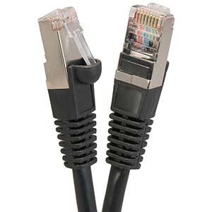 200Ft Cat.5e Shielded Patch Cable Molded Black