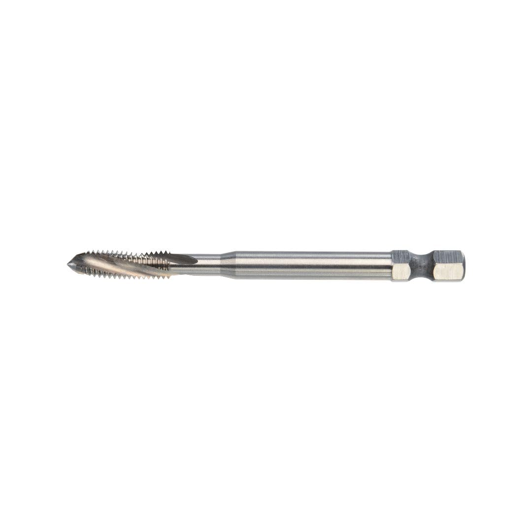 VÖLKEL HexDrive Machine Tap (Hex Socket) 1/4 Inch Bit | HSS-E I M6 x 1.0 | DIN371 | Form C / 15°RSP| Metric Thread, Blind Hole, Tap Cutter
