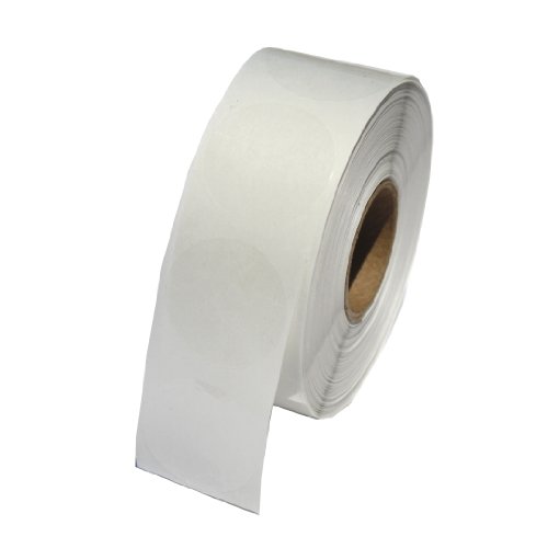 Clear Circle Labels 1 Inch Round Wafer Seals, 1000 Labels per roll, 1 roll per Package