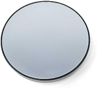 Round Portable Magnifying Mirror 8x with Hands Free Suction Cup for Attaching to Bathroom Vanity Medicine Cabinet, Locker or Wall