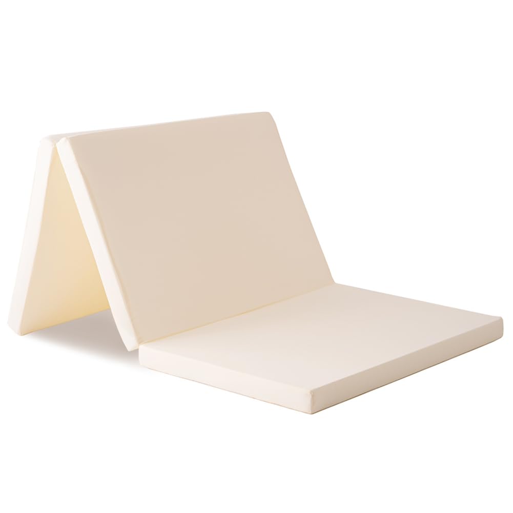 アイリスプラザ(IRIS PLAZA) 重ねて使える日本製ウレタンマットレス +1枚で寝心地アップ 程よい硬さ 90N 折りたたんでコンパクト・省スペース 厚さ6.0cm 軽量2.1kgで女性もラクラク運べる 来客用に Mattress シングル ホワイト商品画像