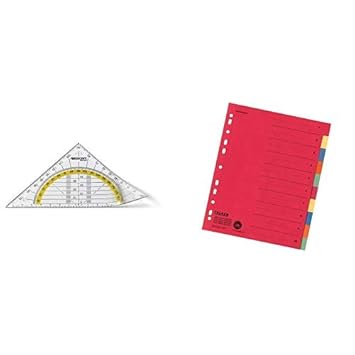 Westcott E-10132 BP-I Geometriedreieck aus Kunststoff bruchsicher 20-er
