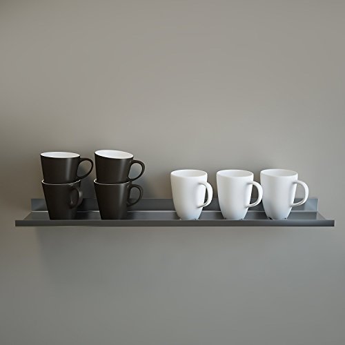 OVER THE RANGE Shelf, Floating/ Reversible Ledge, Spice Rack, Mug Display 30