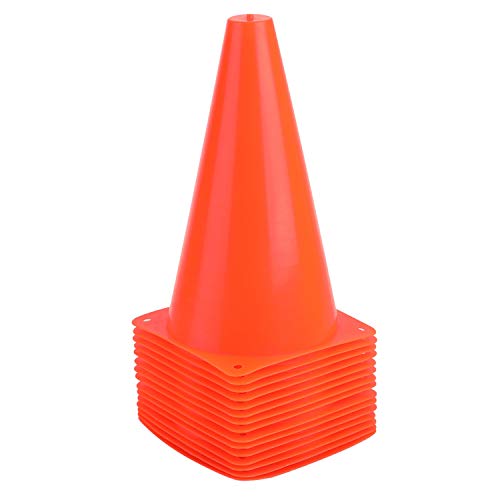 9 Inch Plastic Training Traffic Cones, Sport Cones, Agility Field
