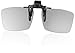 ED 2 Pack CINEMA Clip-On 3D GLASSES For LG 3D TVs - Adult Sized Passive Circular Polarized 3D Glasses