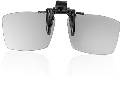 image for eDimensional ED 2 Pack CINEMA Clip-On 3D GLASSES For LG 3D TVs – Adu