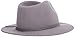 Brixton Men's Coleman Medium Flat Brim Felt Fedora Hat