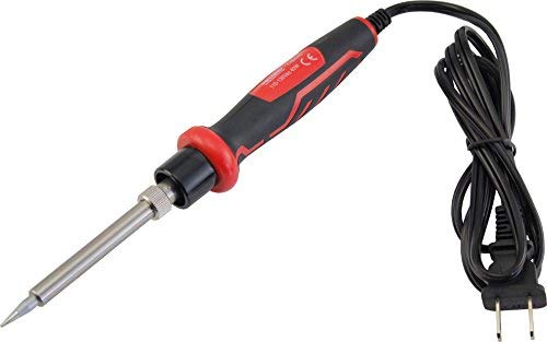 MIYAKO 40 Watts Soldering Iron Pencil Style Solder With Premium High Performance Ceramic Heater for Quick Heat Up, Long Life Replaceable Tip and Plastic Handle with Rubber for Comfort (74B440)