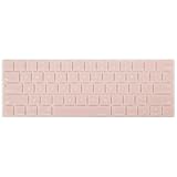 Mosiso Keyboard Cover for Touch Bar Models Newest Version MacBook Pro 13 (A1706) & MacBook Pro 15 (A1707)(2017 & 2016) with Touch ID, Rose Quartz
