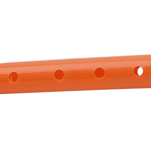 Kangnice Plastic Musical Instrument Soprano Recorder Long Flute 8 Holes (Red) - Thumbnail 7