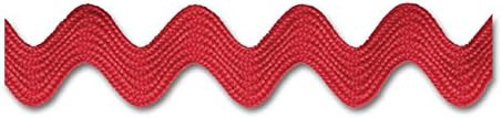 Trimplace Red 1/2" Width Middy Ric Rac 24 Yards