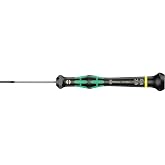 Wera 05117994001 Kraftform Micro 2035 Slotted Electronics Precision Screwdriver, 2.5mm Head, 50mm Blade Length