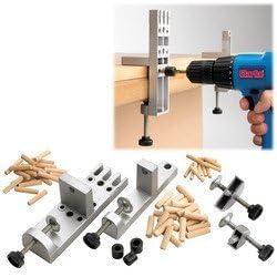 Clarke CDJ2 Universal Dowelling Jig + Drill Bit Set