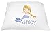 Personalized Blonde Mermaid Pillowcase Microfiber Polyester Standard 20 by 30 inches, Name Pillow for Girls, Custom Pillowcase, Kids Bedding Pillows, Kids Pillowcase, Mermaid Bedding for Girls