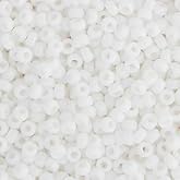 Miyuki 15/0 Japanese Glass Seed Beads 22gms SB402 in Chalk White Opaque