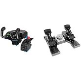 Logitech G Pro Flight Yoke System + Pro Flight Rudder Pedals Bundle