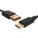 USB3.1 Type C Cable, OKPOW Hi-speed Gold Plated Nylon Braided USB Type C to Type A (USB-C to USB-A) Cell Phone Charging Cable for Chromebook Pixel Nexus 5X/6P and other Type-c Devices 3.3ft/1M