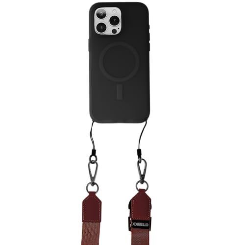 OtterBox 2-in-1 Crossbody Strap per il telefono, cordino regolabile, passante aggiuntivo per appendere chiavi e cuffie, compatibile con la maggior parte delle custodie per telefoni OtterBox, Rosso