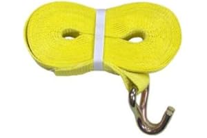 LEI EAGLE 4''x30' Winch Strap Truck Tie Down Wire Hook Double J