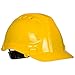 AMSTON Safety Hard Hat, Head Protection, “Keep Cool” Vented Helmet, Fully Adjustable, Low Profile, Cap Style, Type 1 Class C, Construction, ANSI Z89.1, Yellow