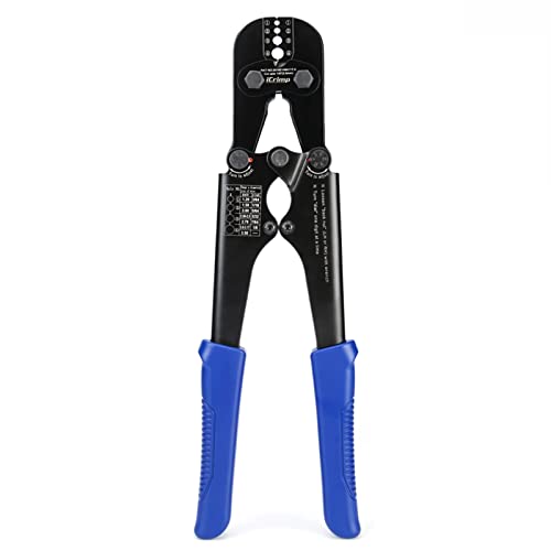 iCrimp Wire Rope Crimping Tool/Cutter for Aluminum Oval Sleeves,Stop