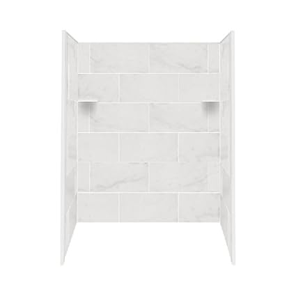 Transolid Rbe6026 91 60 X 32 X 60 Solid Surface Tub Wall