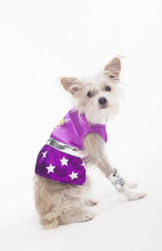 Fashion Pet Halloween Superdog Girl Costume for Dogs, X-Small