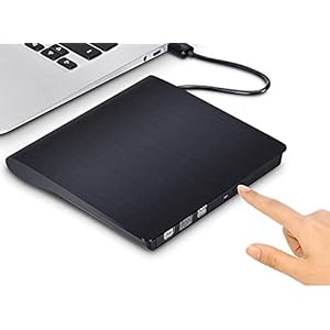 Jihaan Premium High Speed External USB 3.0 CD DVD-RW R/W ROM Optical Drive Burner Writer USB 3.0 Protable Reader Burner…