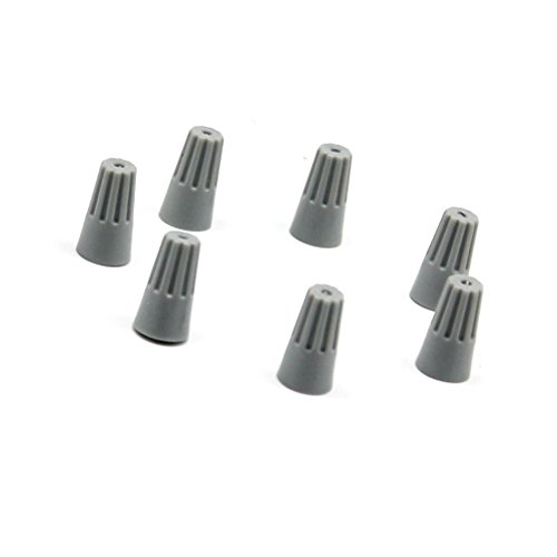 WINOMO 100 PCS Wire Connectors Cable Block Quick Screw Joints Spiral Pressure Line Caps (Grey)