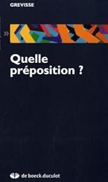 Quelle préposition ?