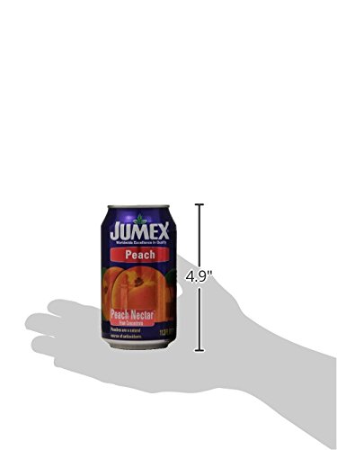 JUMEX PEACH JUICE NECTAR – PEACH NECTAR MADE WITH FRESH FRUIT PUREE – FRUIT JUICE CONCENTRATE FOR SMOOTHIE MIX, COCKTAIL MIXERS & KIDS DRINKS & BEVERAGES – 11.3OZ, 1 PACK CANNED DRINK