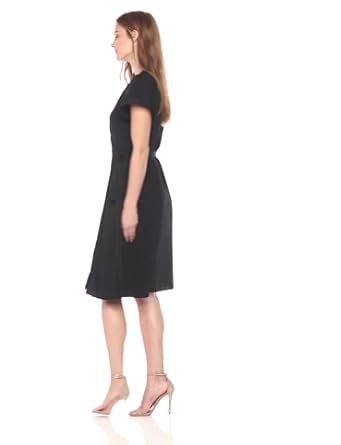 wrap dress flutter sleeve