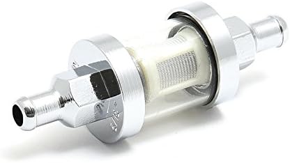 'High Flow Fuel Filter 5/16 – Chrome & Crystal