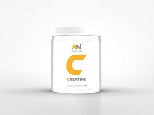 Kn Nutrition Creatine monohydrate micronized 200 grams powder 40 serves 5 grams per serve unflavored