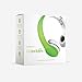 LilGadgets Connect+ Wired Kids Headphones for School with Microphone, Volume Limiting & Noise Reduction On-Ear Headset with Cord, SharePort Technology & SoftTouch Padding, Green Headphones for Kids