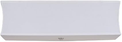 Catalina 7 In X 26 In Linen Fabric Bathroom Vanity Light Refresh Kit White Vanity Lighting Fixtures Amazon Com