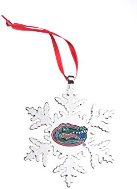 Florida Gators Snowflake Christmas Ornament